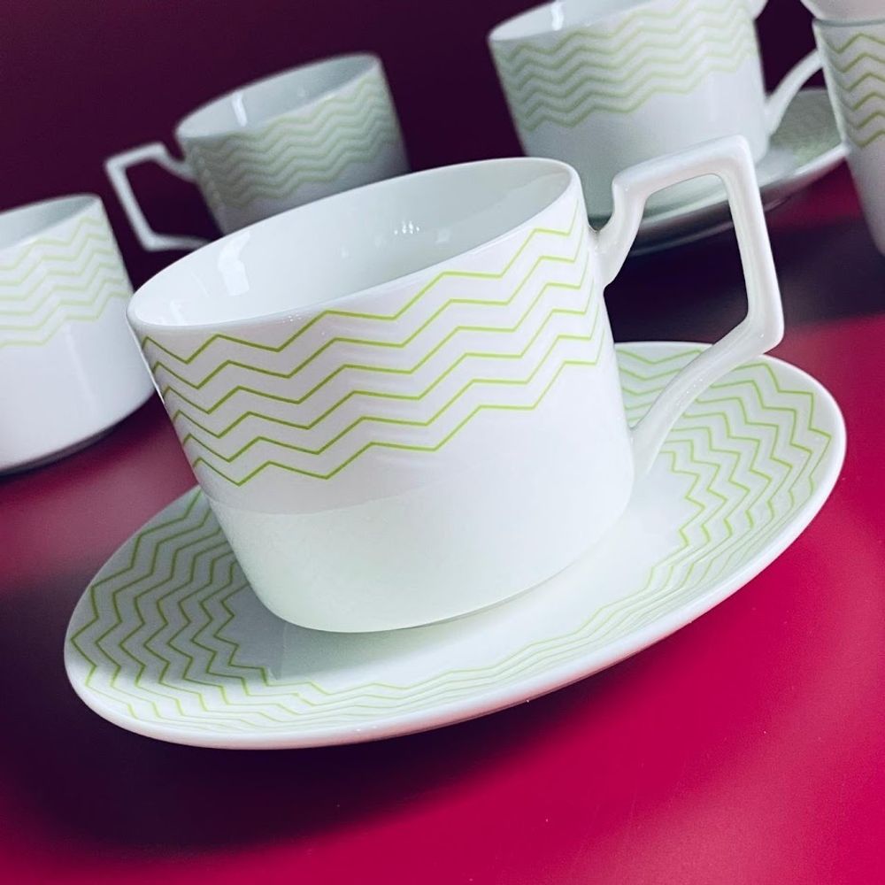 Lenardi 305-150 Чайный набор 12пр. 250мл в под.уп.(х6)Фарфор