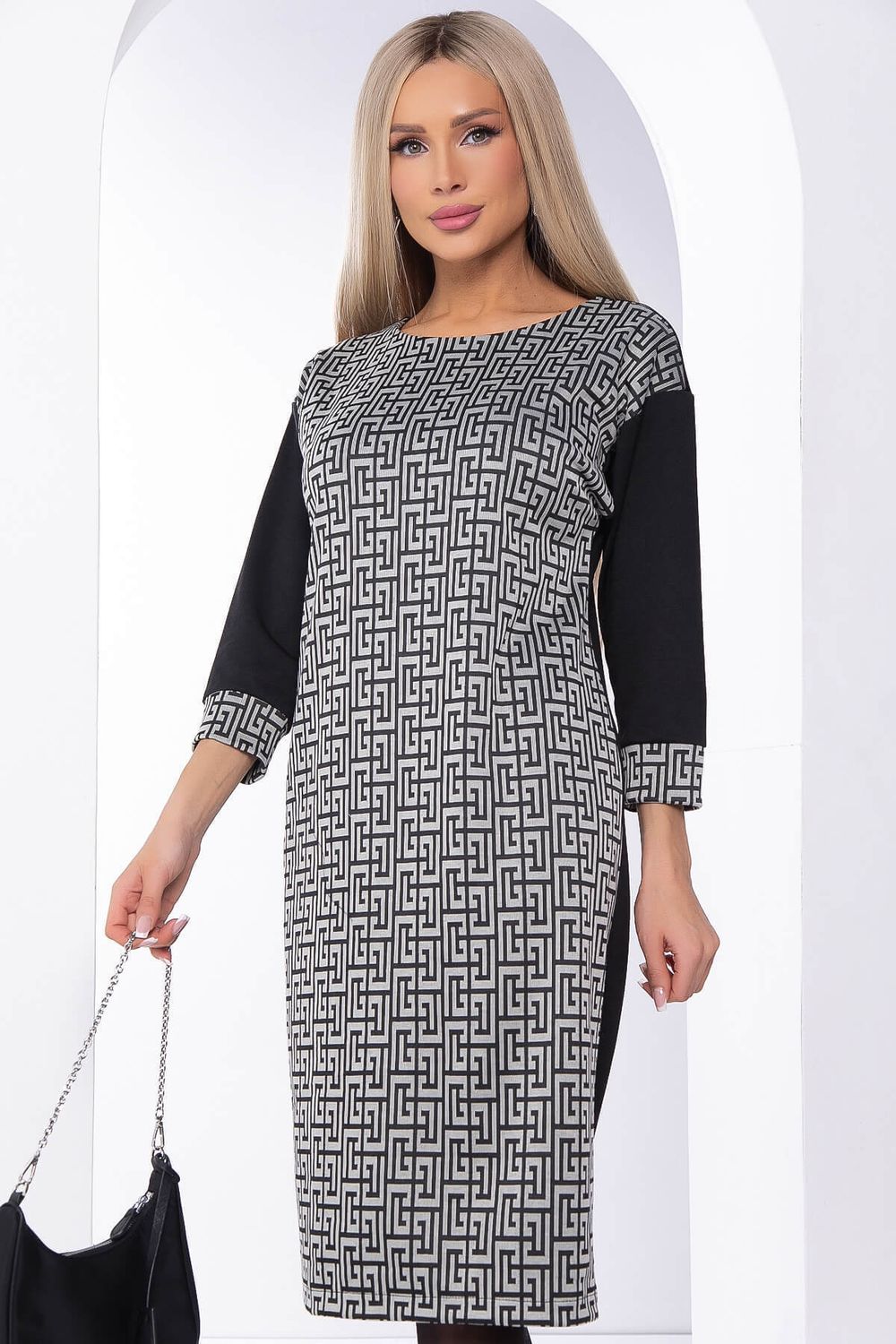 Платье "Греция" (дымчато-серое) П8254 LT Collection (Акция)