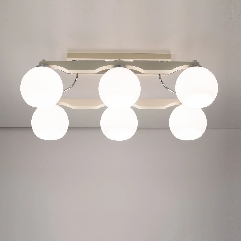 Citilux Ариста CL164362 Люстра деревянная Светлая