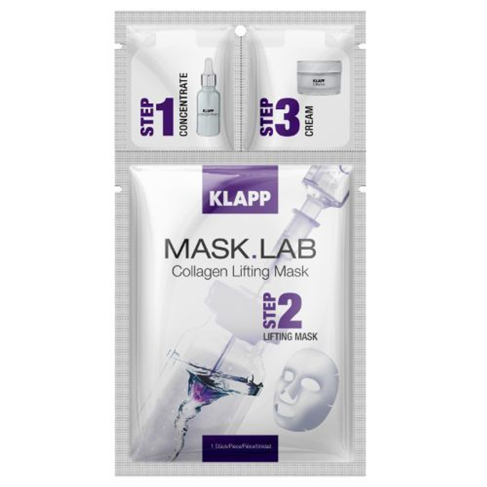 Омолаживающая лифтинг-маска с Коллагеном Klapp Mask.Lab Collagen Lifting Mask
