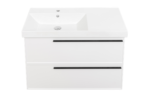 Тумба с раковиной La Fenice Elba Bianca Twin 90 см FNC-01-ELB-B-90-2 левая, белая матовая