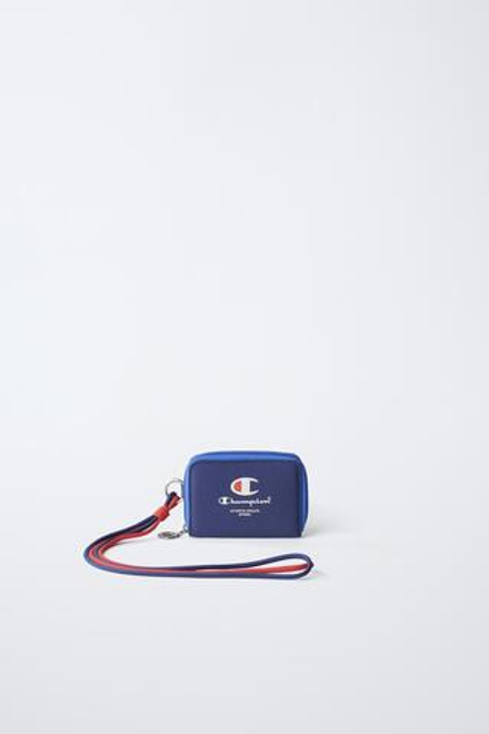 ZARA Х CHAMPION ® КОШЕЛЕК, СИНИЙ