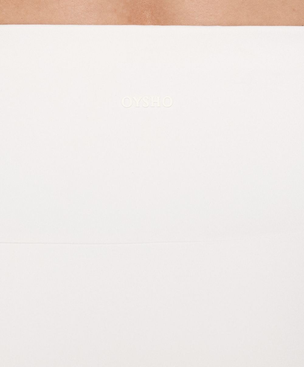 Oysho Юбка с кантом, белый