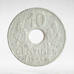 France, 10 Centimes 1943 - Vichy French State, F