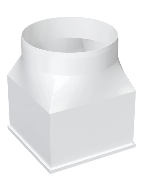 Соединитель 126х126/D125 центральный плоский/круглый 1212СП12,5КП ERA