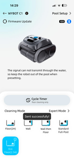 Автоматический донный очиститель WYBOT C1 беспроводной (упр. ч/з Bluetooth) (OS7010C)