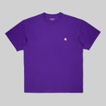  Футболка мужская Carhartt WIP Chase артикул:I026391_tyrian - купить в магазине Дайс