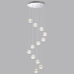 Подвесная светодиодная люстра Odeon Light CRYSTAL 5007/56L