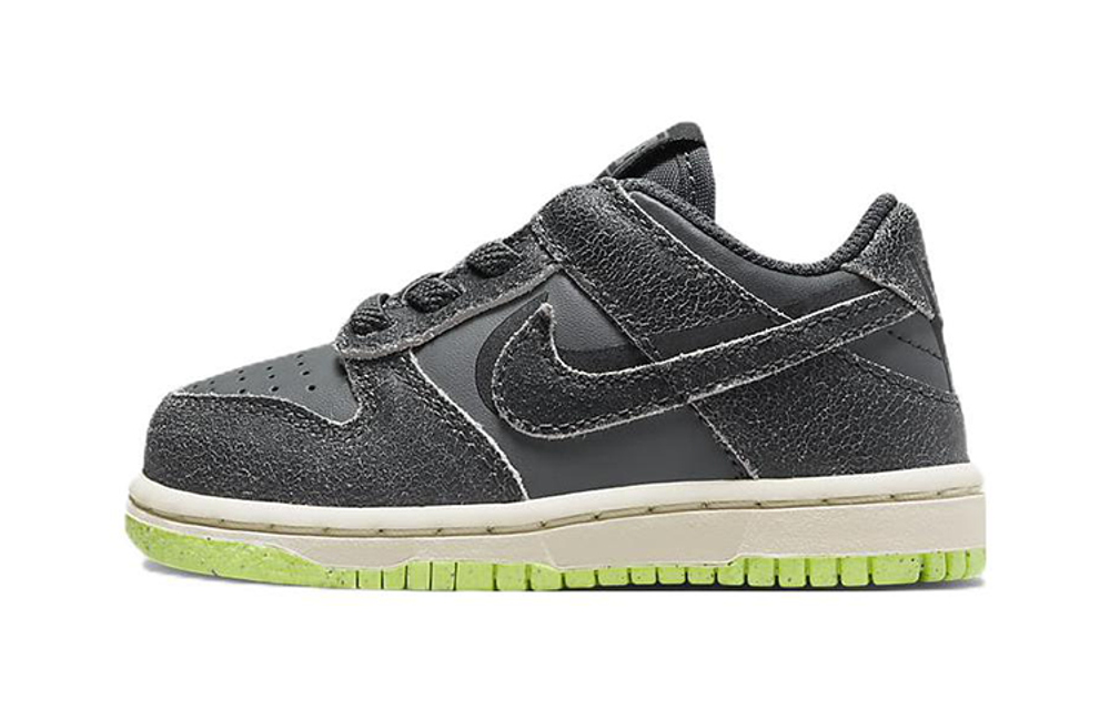 Baby Nike Dunk SE "Halloween" trend retro casual non-slip wear-resistant low-top toddler shoes green Halloween