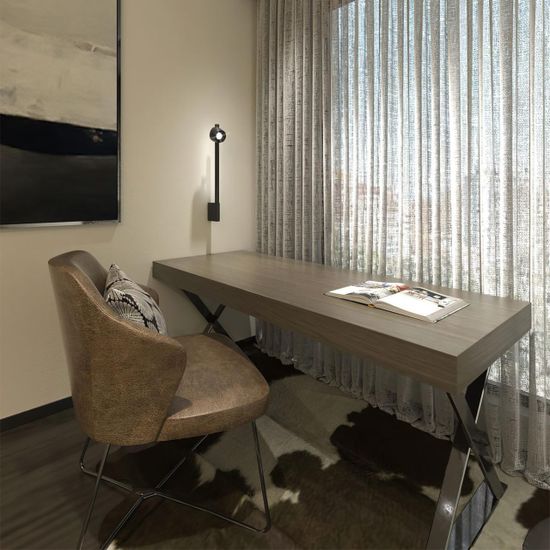 359313 OVER NT24 290 черный Светильник настенный диммируемый (выключатель) IP20 LED 7W+7W 4000K 220-240V FERMO