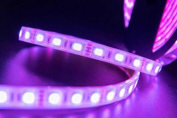 Светодиодная влагозащищенная лента SWG 14,4W/m 60LED/m 5050SMD разноцветный 5M 001845