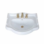 Раковина Kerasan Retro 70 104601*3 белая