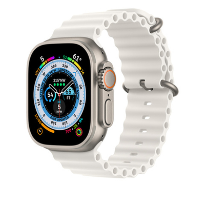 Ремешок Ocean Band для Apple Watch 42mm/44mm/45mm/49mm White