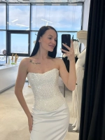 Корсет с прозрачной пайеткой