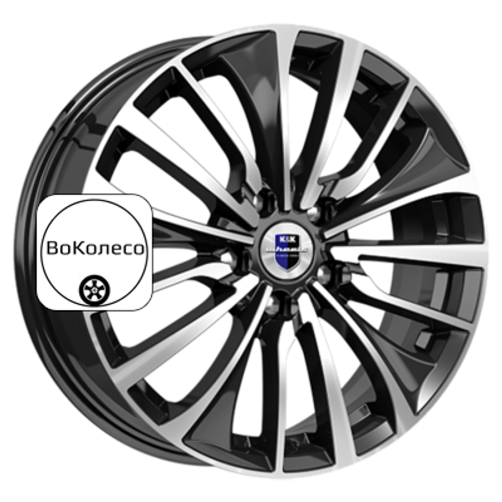 6,5x17/5x110 ET39 D65,1 Flanker (КС1097) Алмаз черный K&K