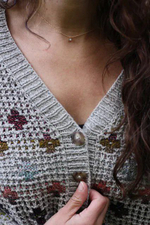 Описание по вязанию кардигана спицами "Savory"