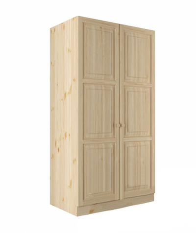 Шкаф двухдверный Модерн 1,0 м сосна, бесцветный акриловый лак