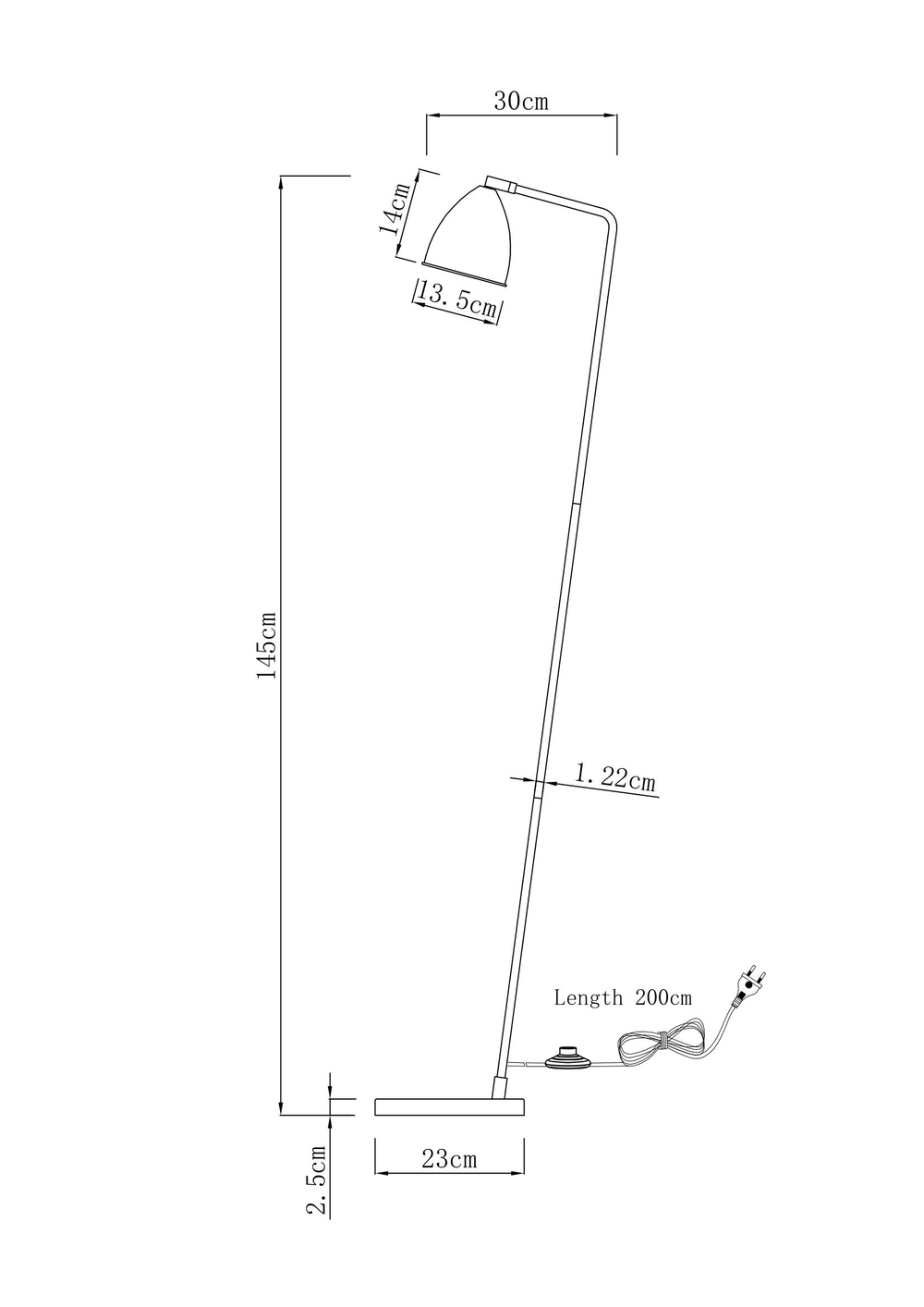 Торшер Moderli V11001-F Otto