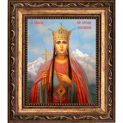 Кетевана (Кетеван) Кахетинская, великомученица царица. Икона на холсте.