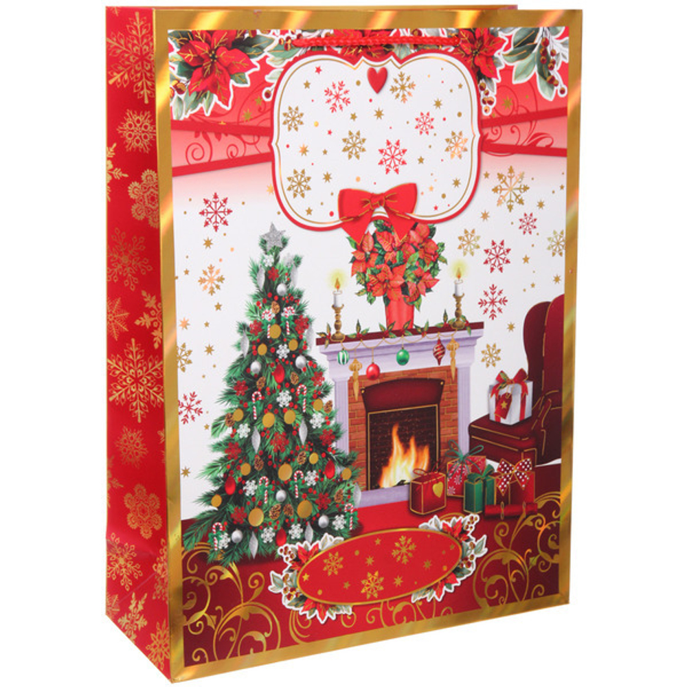 Пакет подарочный «Зимняя радость» 31*42*12 см