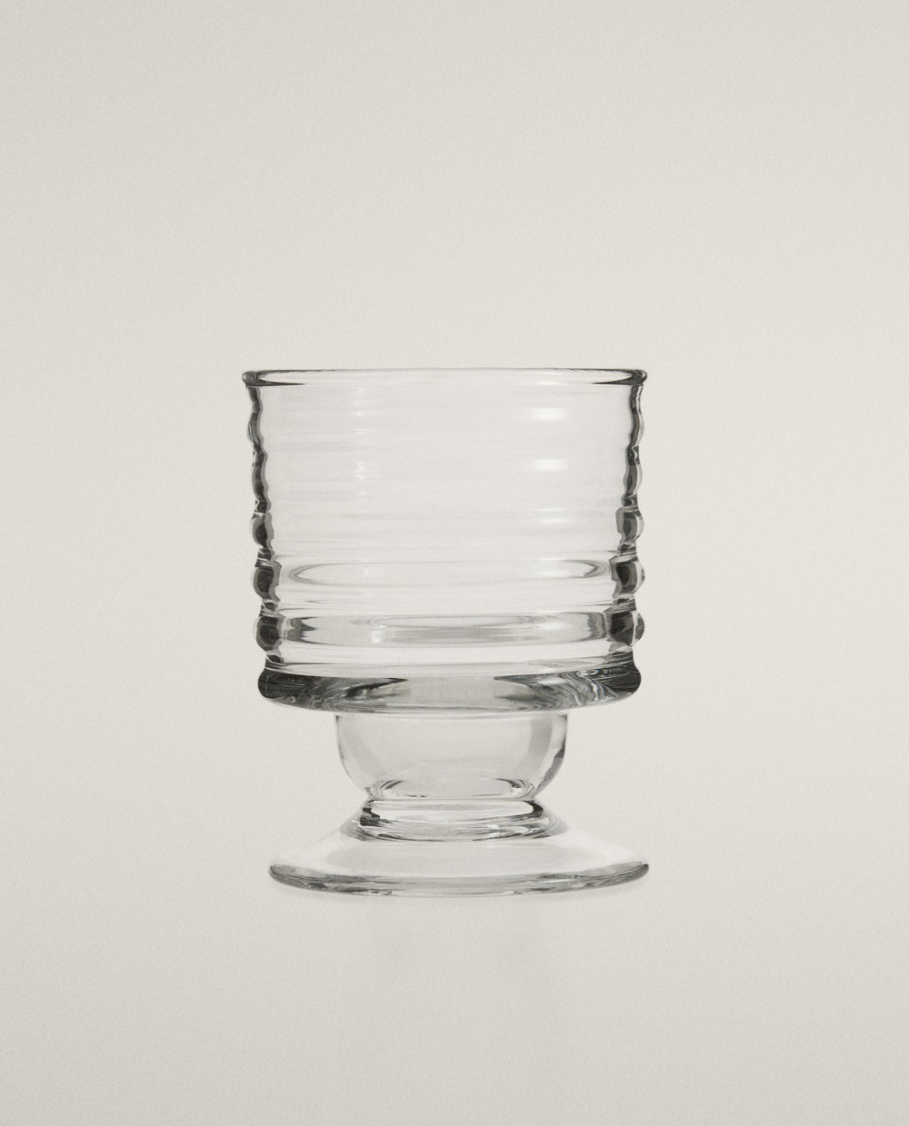 Zara Home бокал из стекла, цвет прозрачный, 8.6 см