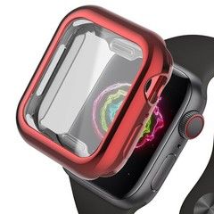 Силиконовый чехол 360 Gloss Case для Apple Watch 42 мм (Красный)