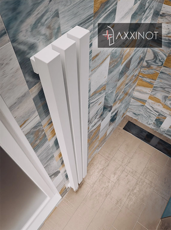 Axxinot Verde VE 1000 - вертикальный электрический трубчатый радиатор высотой 1000 мм