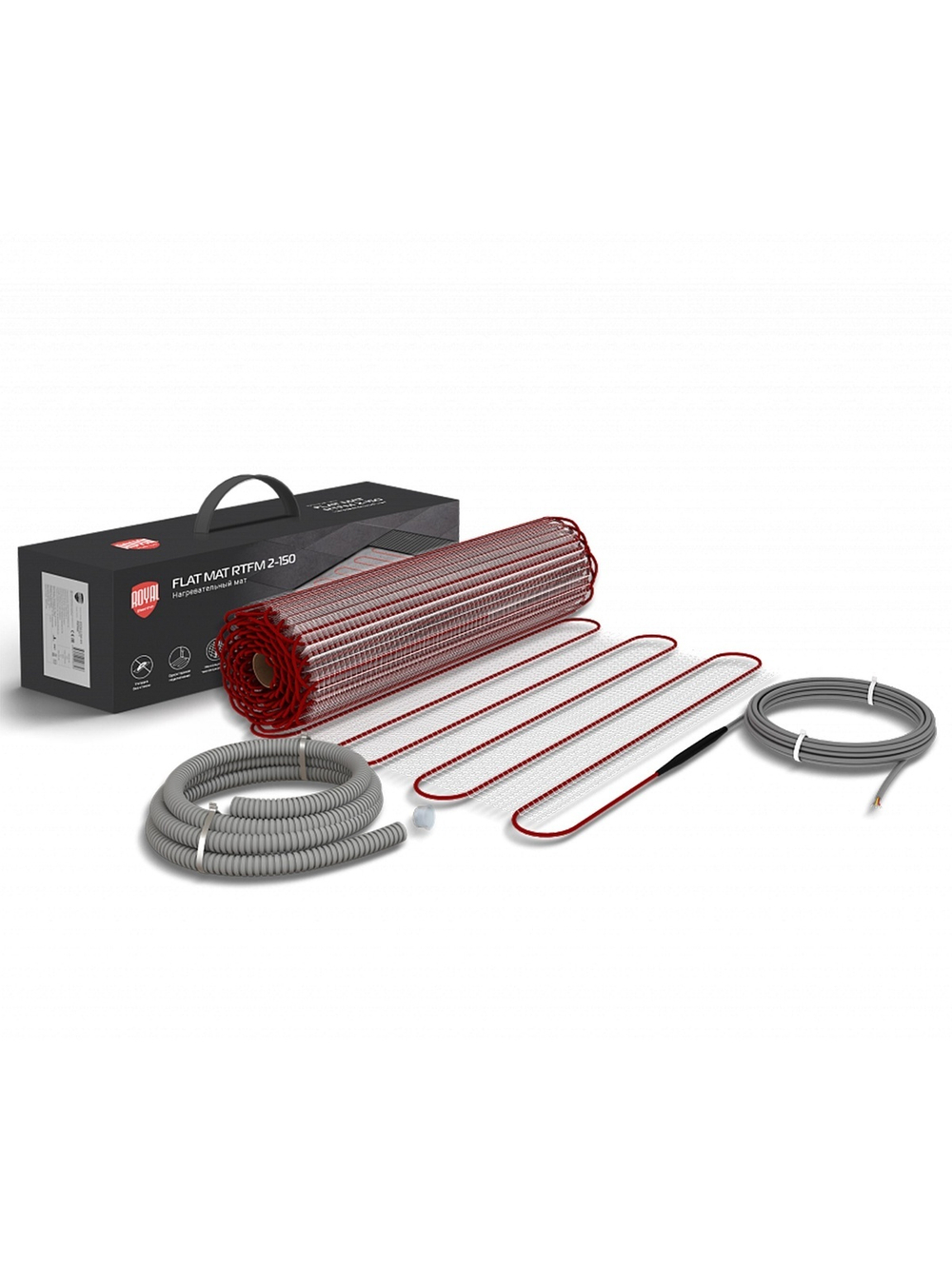 Мат нагревательный Royal Thermo Flat Mat RTFM 2-150-6 с терморегулятором RTO-16