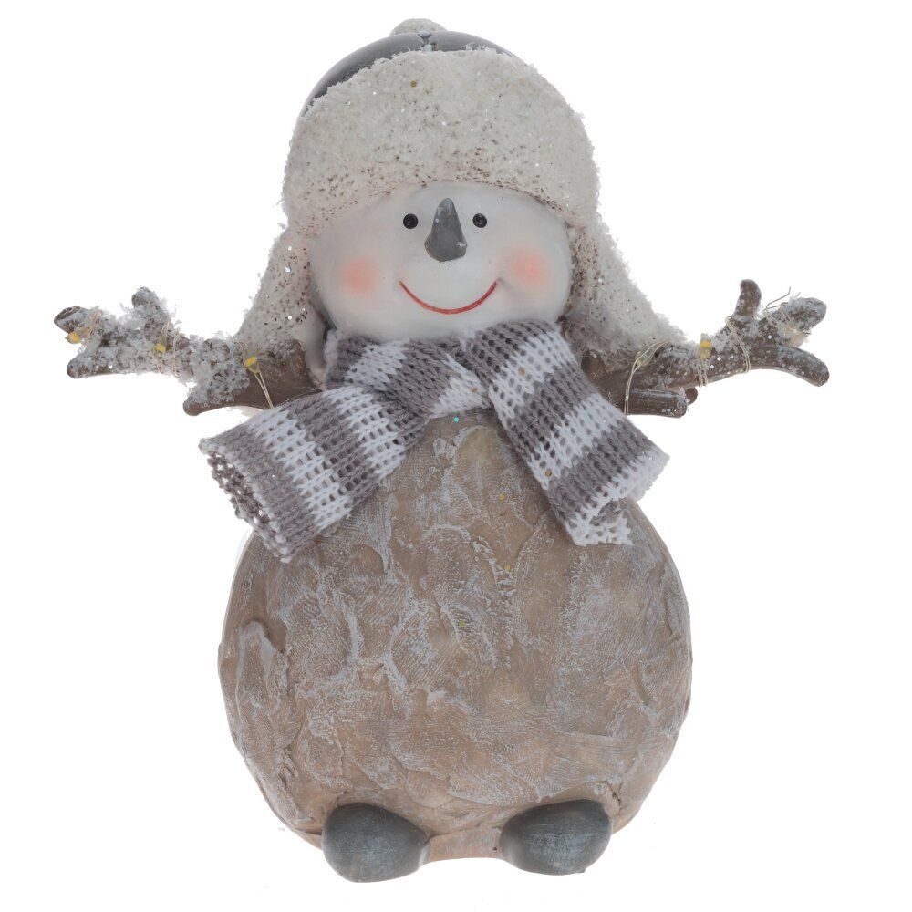 GAEM Фигурка декоративная с подсветкой "Снеговик", L14 W7,5 H14,5 см, LR44 2 шт.