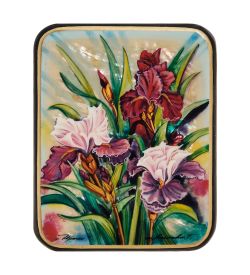 ШК-55/175-C Шкатулка «Ирисы» исп. Маркова