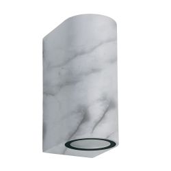 UUL-P52A 2х6W-GU10 IP65 MARBLE Светильник уличный. под две лампы GU10. Архитектурный накладной. Цвет корпуса мрамор. TM Uniel