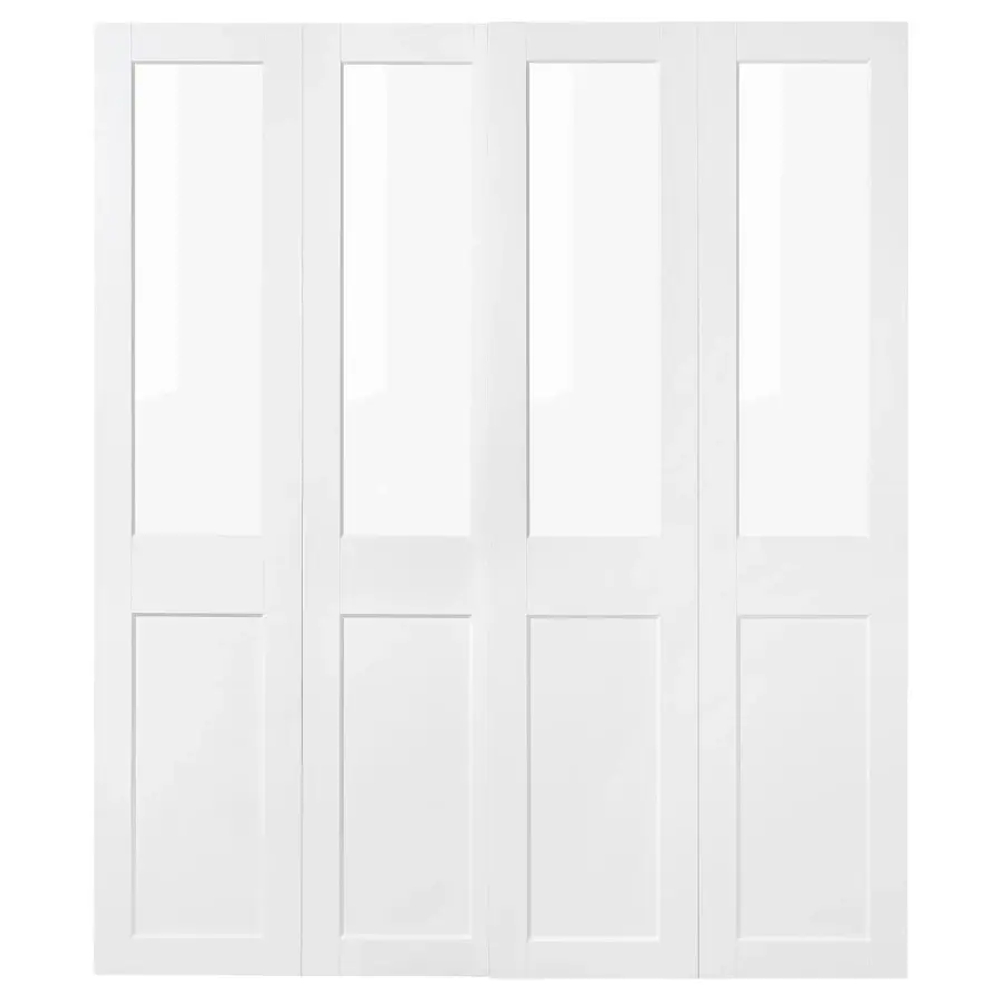 Раздвижные двери - IKEA GRIMO/ГРИМО ИКЕА, 236х200 см, белый