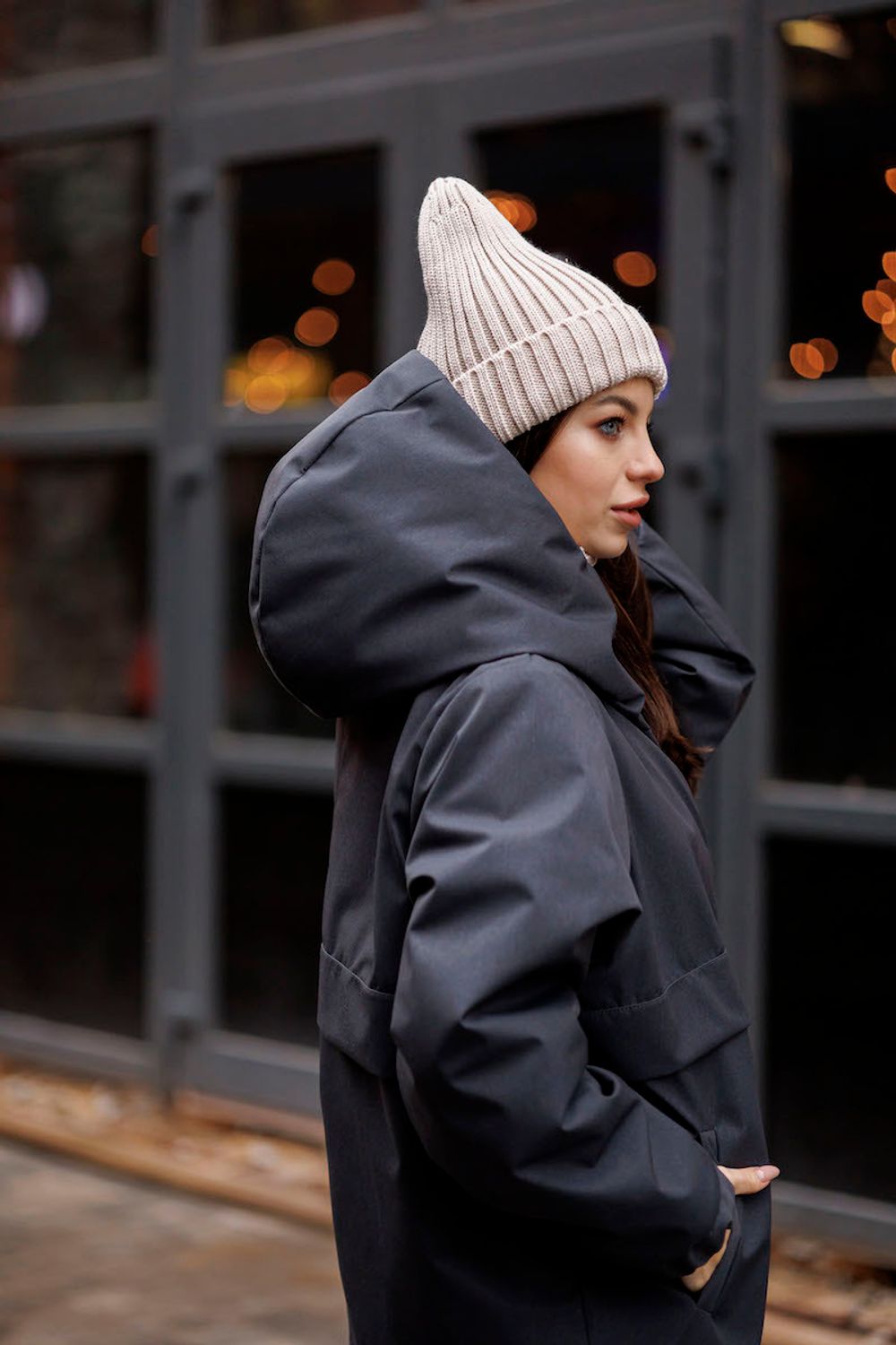 Куртка ko-ko-ko утепленная женская антрацит