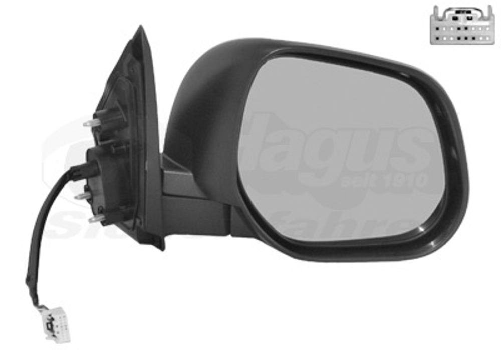 VAN WEZEL - 0990818-VAN - Exterior Mirror - Povrat artikla narucenog iz Njemacke nije moguc.