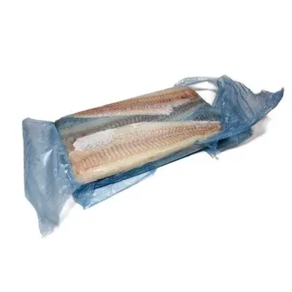 Филе трески без шкуры, морская заморозка экспортная, вес.