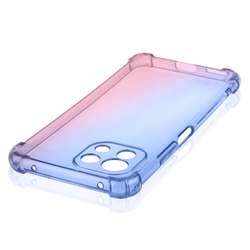 Чехол ROSCO для Xiaomi Mi 11 Lite;Xiaomi Mi 11 Lite 5G;Xiaomi 11 Lite 5G NE оптом (арт. XM-MI11L-HARD-TPU-DARKBLUE-PINK)