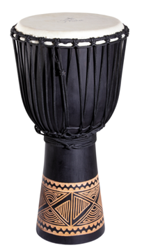 Джембе с верёвочной настройкой YUKA DJWN012-24BK3