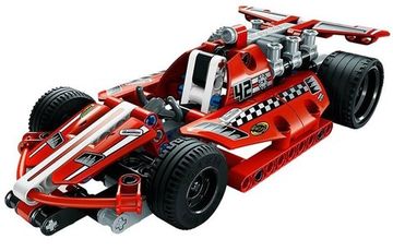 Конструктор Decool Суперкар DAZZLING-RED с инерционным механизмом 158 деталей арт. 3412