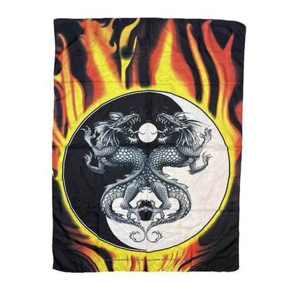 Флаг Драконы Инь Янь