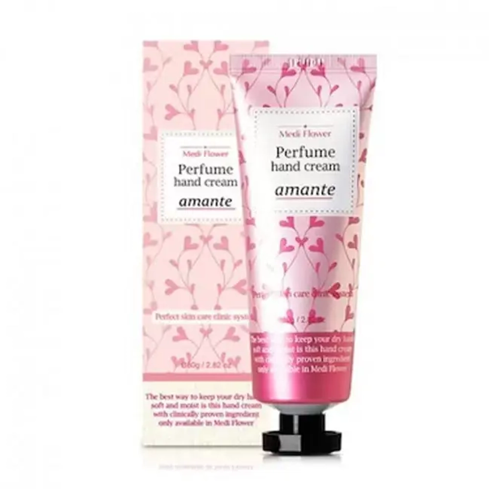 Крем для рук цветочный мускус MEDI FLOWER Hand Cream Perfume Amante 80 гр