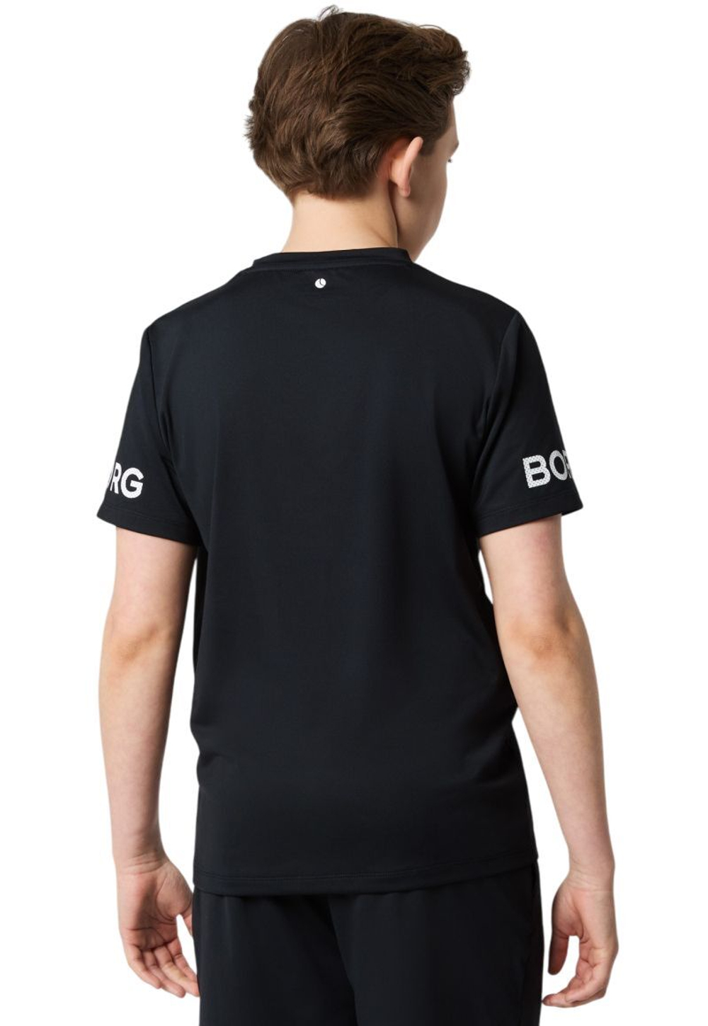 Футболка для мальчика теннисная Björn Borg - black beauty
