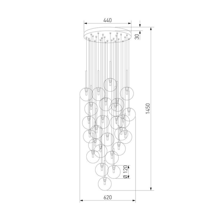 Подвесная люстра TK Lighting 10099 Nilos