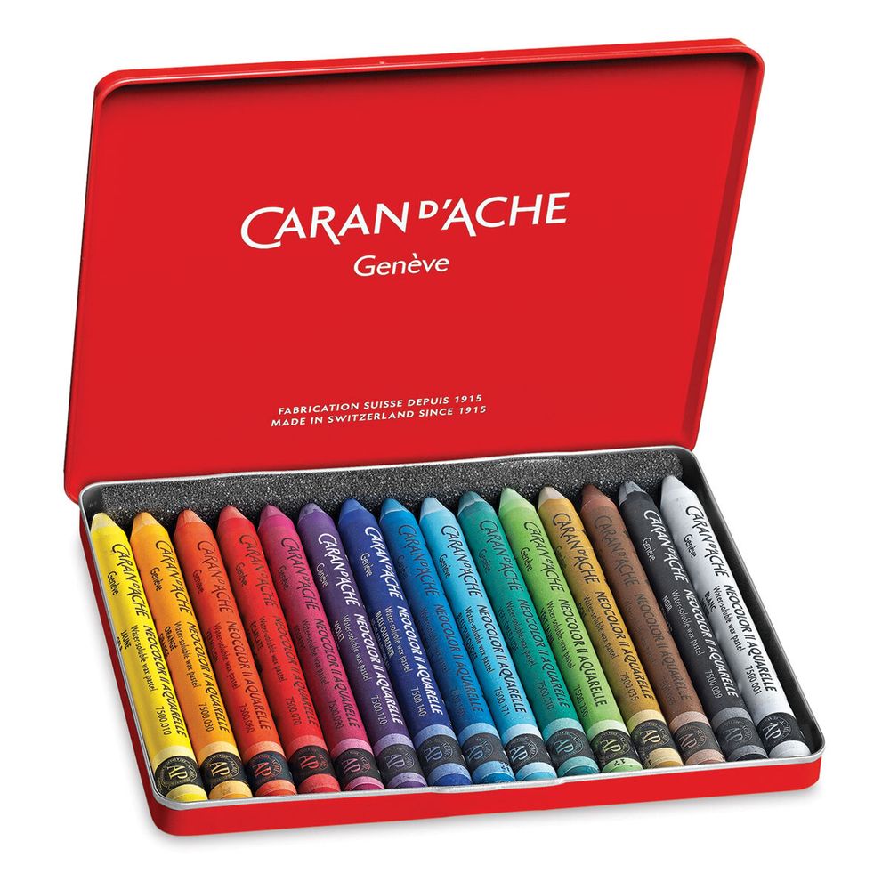 Caran d'Ache Neocolor II набор 15 цветов