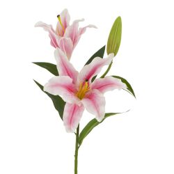 GAEM Цветок искусственный "Лилия" (Real Touch), L24 W22 H84 см