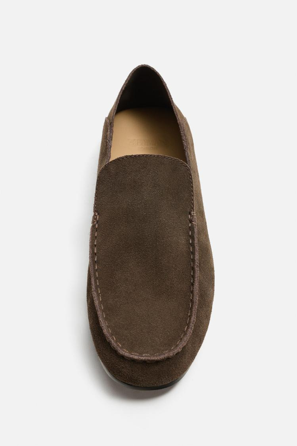 ZARA КОЖАНЫЕ ЛОФЕРЫ - LIMITED EDITION, КОРИЧНЕВЫЙ