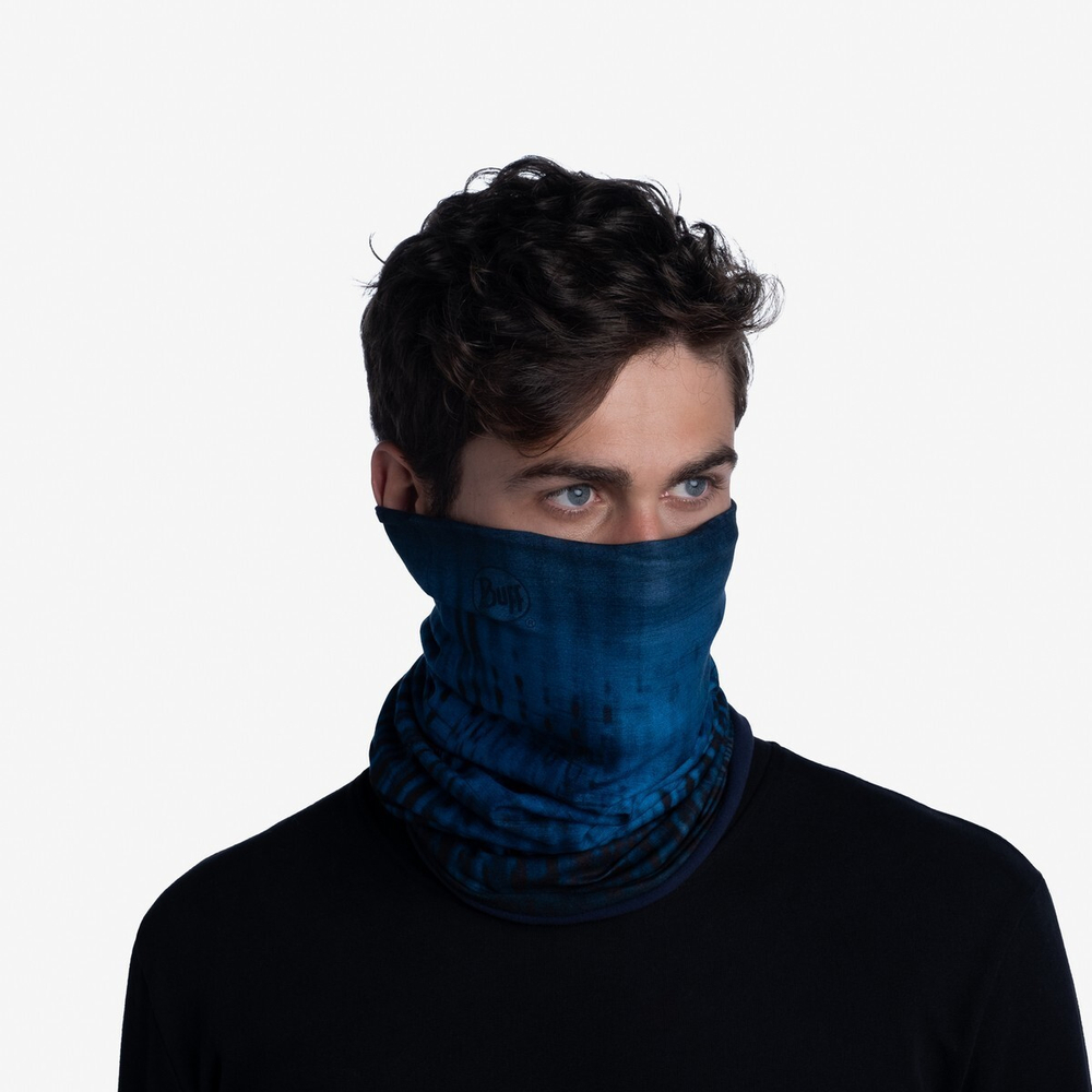 Шарф-труба с флисом двухсторонний Buff Polar Reversible Zoom Blue