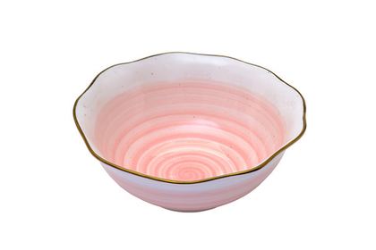 Салатник 20см Garda Decor Mistero розовый