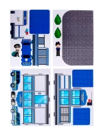 3D конструктор Полицейский участок 22 детали