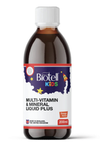 BioTell - Multi-Vitamin & Mineral Liquid Plus, 200 ml