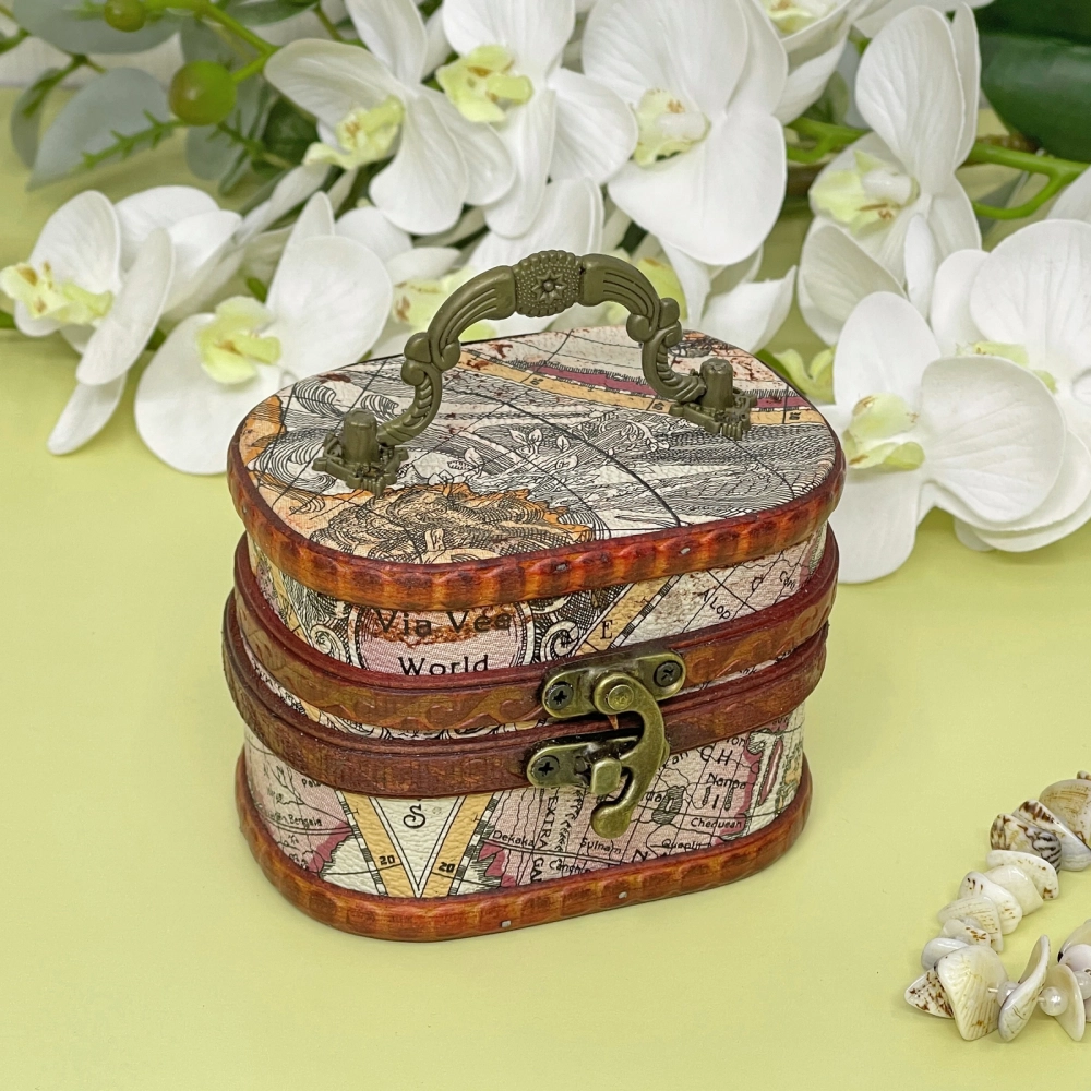 Сундук - шкатулка из дерева «SERKATTO», цвет как на фото, 11*8*8см